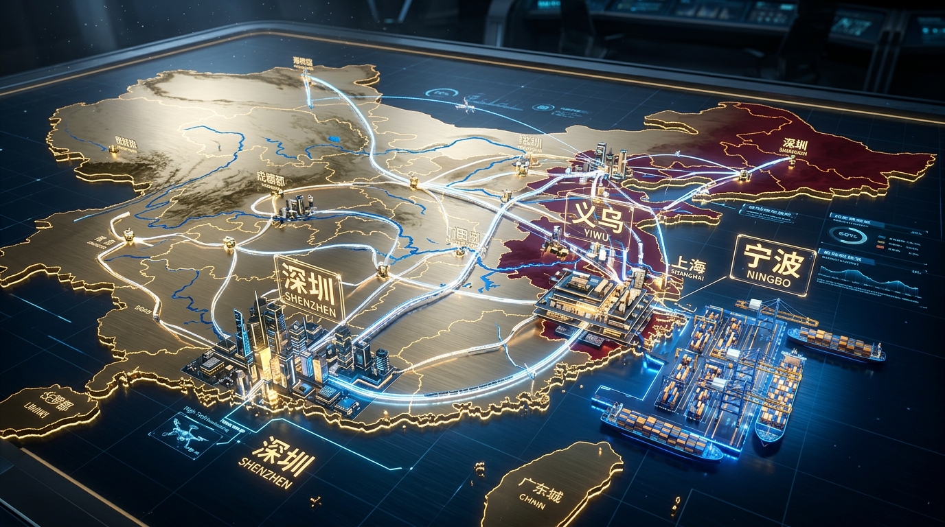 Por Que a China Fabrica Absolutamente Tudo? O Mapa das Cidades Industriais e Clusters de Produção
